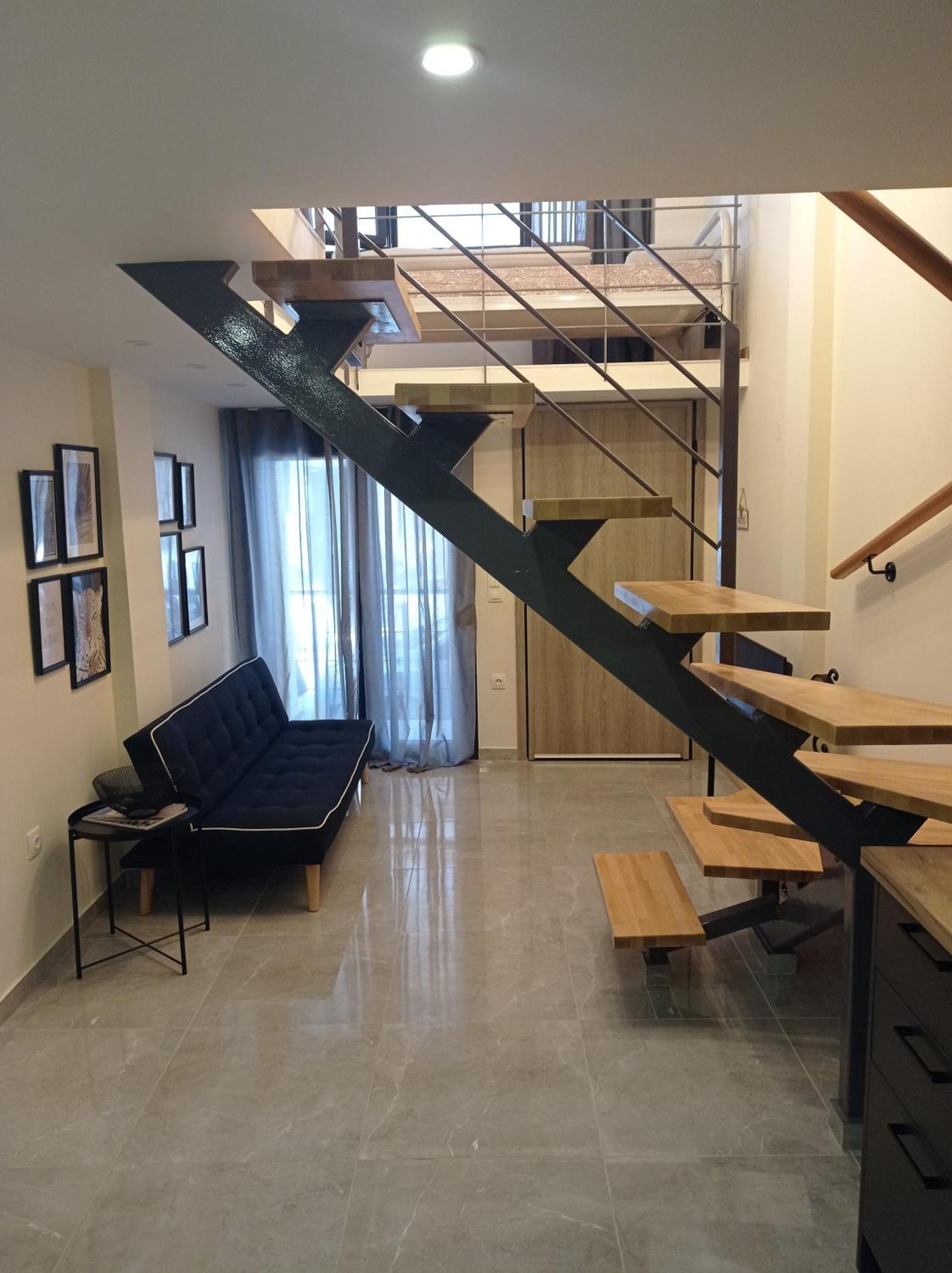 Minimal Two-Floor Apartment Thessaloníki Eksteriør bilde
